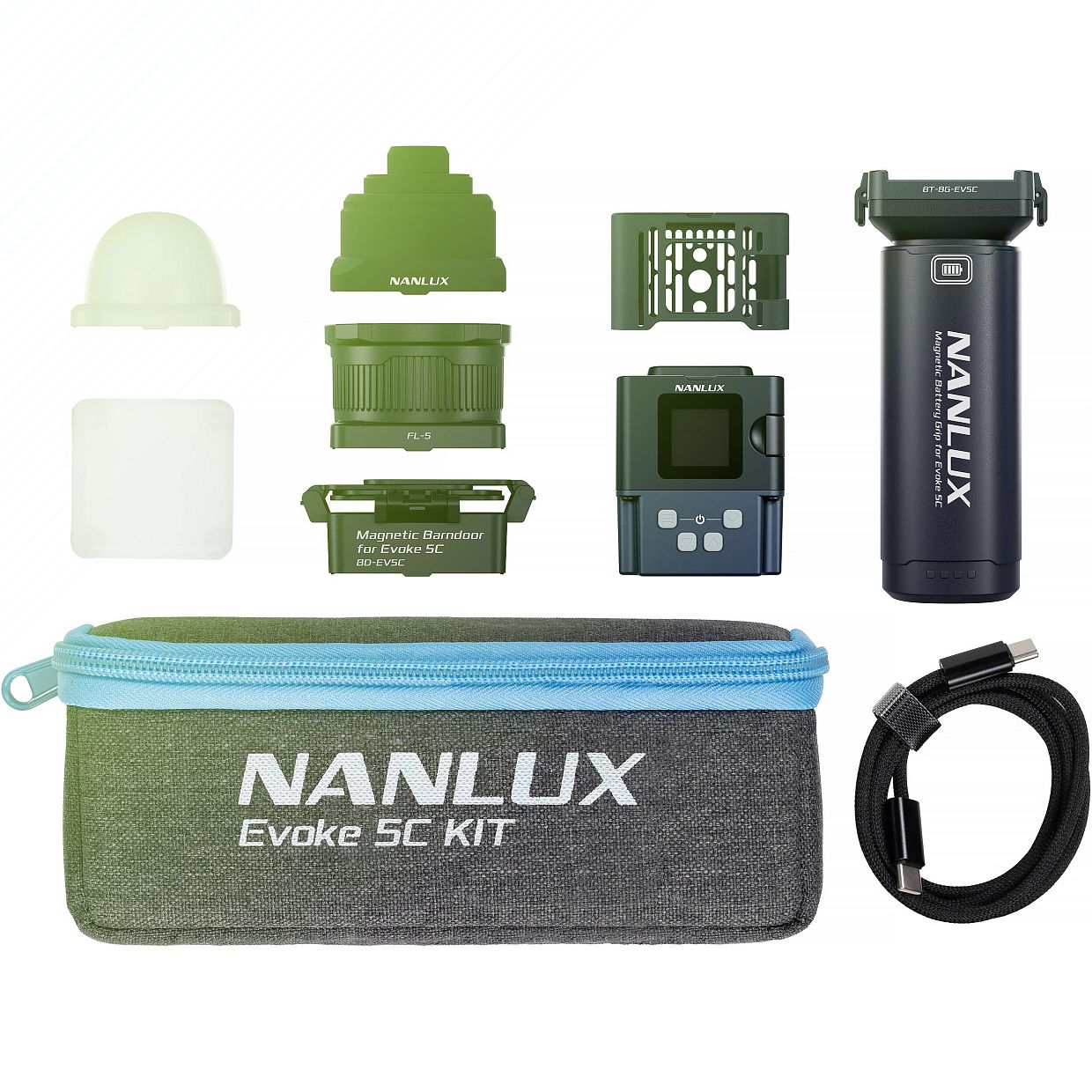 Product Nanlux Evoke 5C RGB LED Spotlight Kit