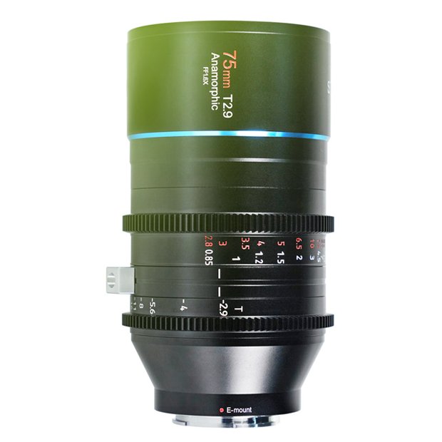 Sirui 75mm T2.9 Full Frame 1.6x Anamorphic Lens (Canon RF)