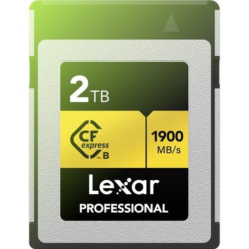 Product Lexar 2TB Professional CFexpress Type B Card GOLD Series
