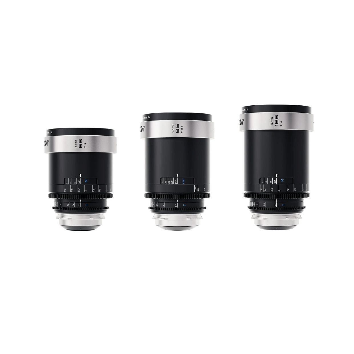 Product Blazar Lens Cato 2x Full Frame Anamorphic Set (55, 85, 125mm)