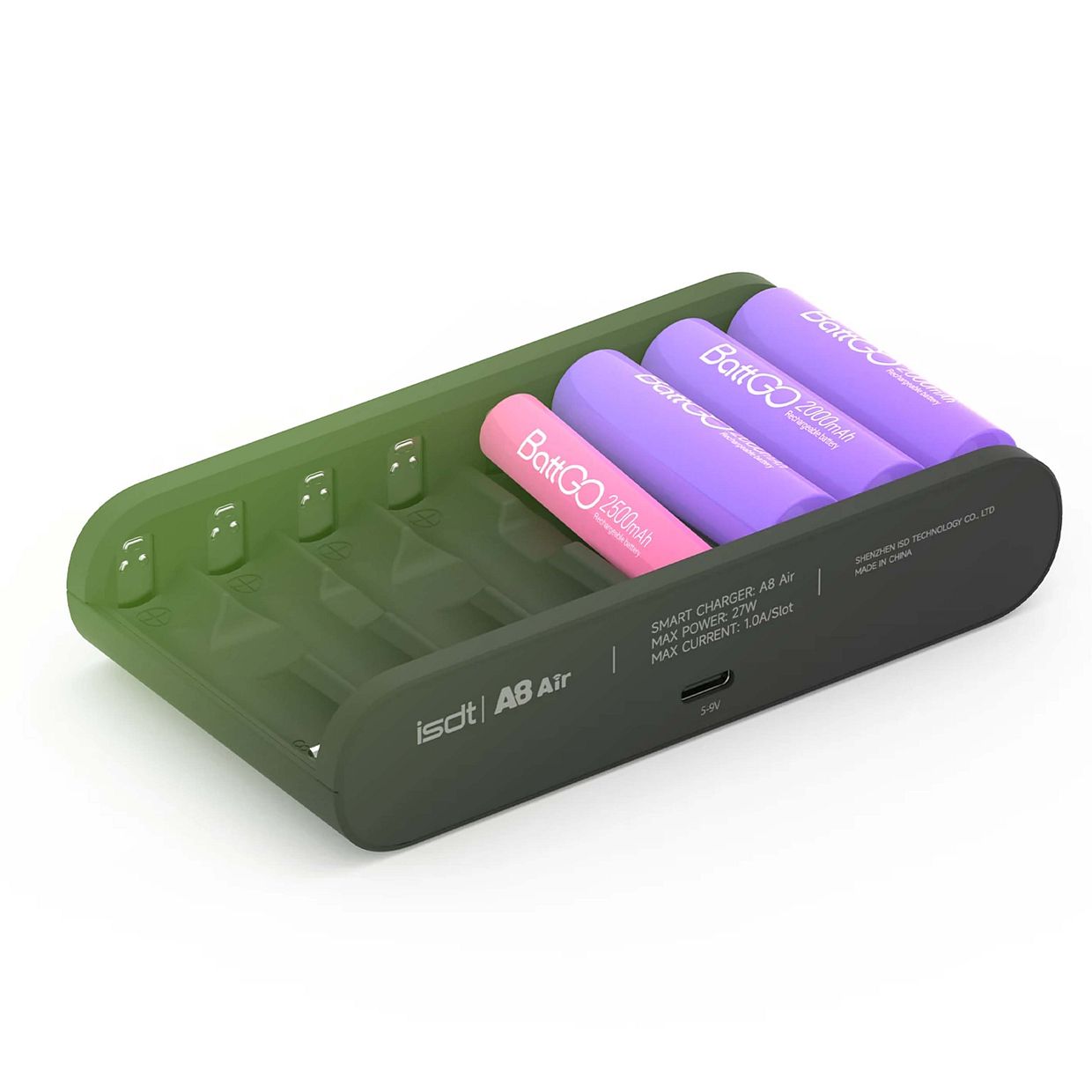 Product ISDT A8 Air 8xAA/AAA Battery Smart Charger