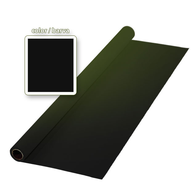 Černé papírové pozadí 1,35x11m (+ 300Kč za každý spotřebovaný metr)