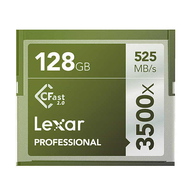 Lexar 128GB Professional 3500x CFast 2.0