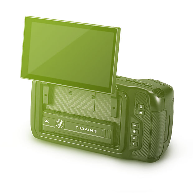 Blackmagic Design Pocket Cinema Camera 6K EF (Tilta tilting screen mod + ssd bay)