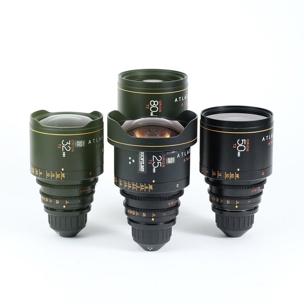 Orion Series Set (25, 32, 50, 80mm) Anamorphic Primes