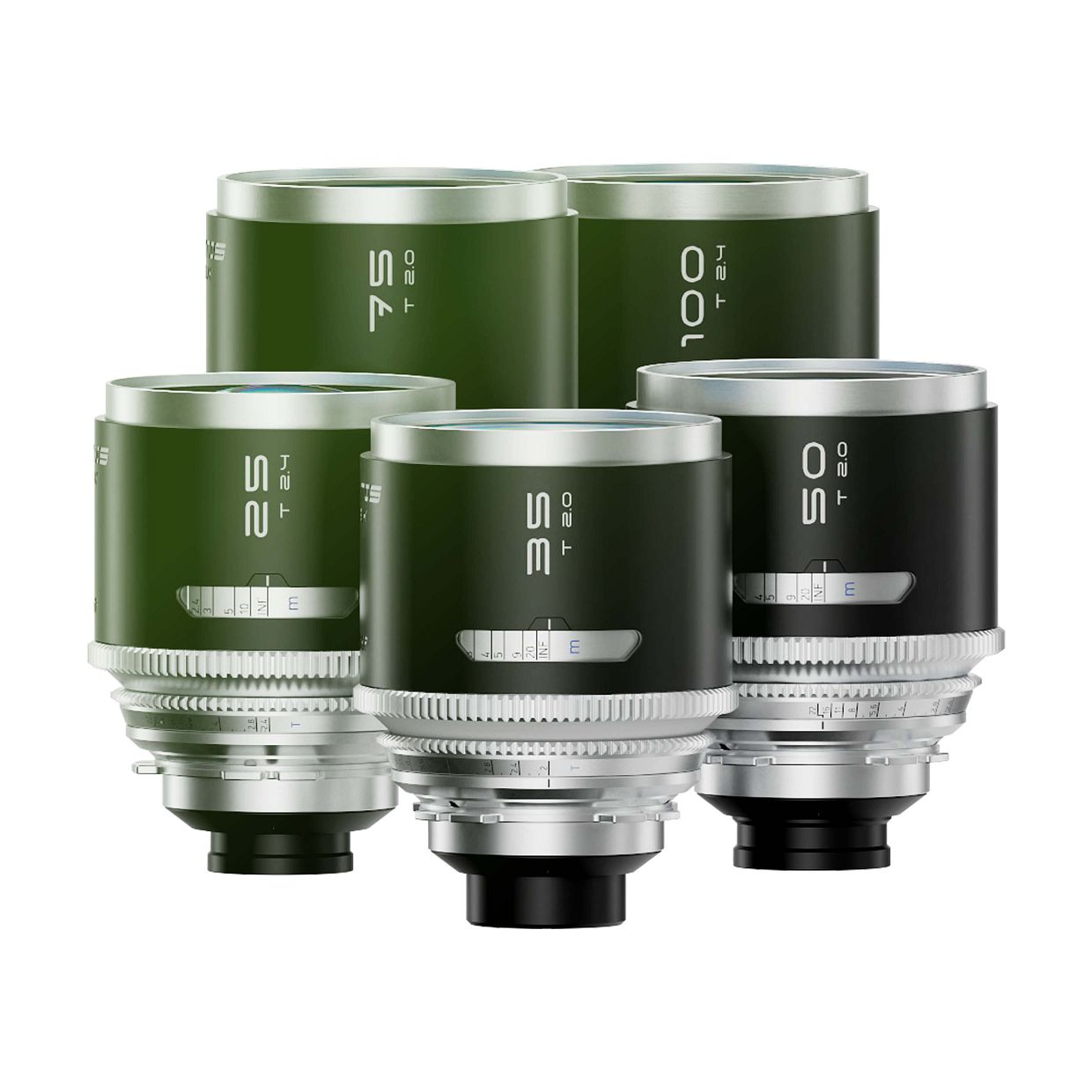 BLAZAR MANTIS 1.33X Full Frame Anamorphic set (25, 35, 50, 75, 100mm)
