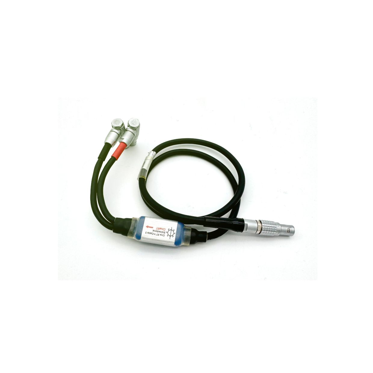 Cine RT (6 Pin LEMO) to ARRI RIA-1 (4 Pin Lemo) (SA) Serial/Power Y cable - 24"