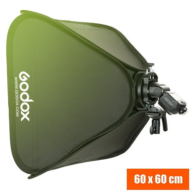 Godox SGGV6060 Quick softbox with grid 60x60cm (including Godox S2 with Bowens mount)