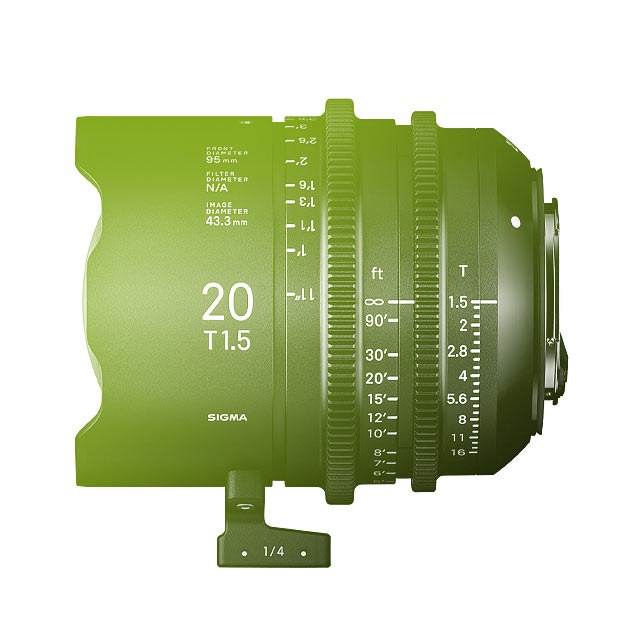 Sigma 20mm T1.5 FF High Speed Prime Cine Lens - EF Mount