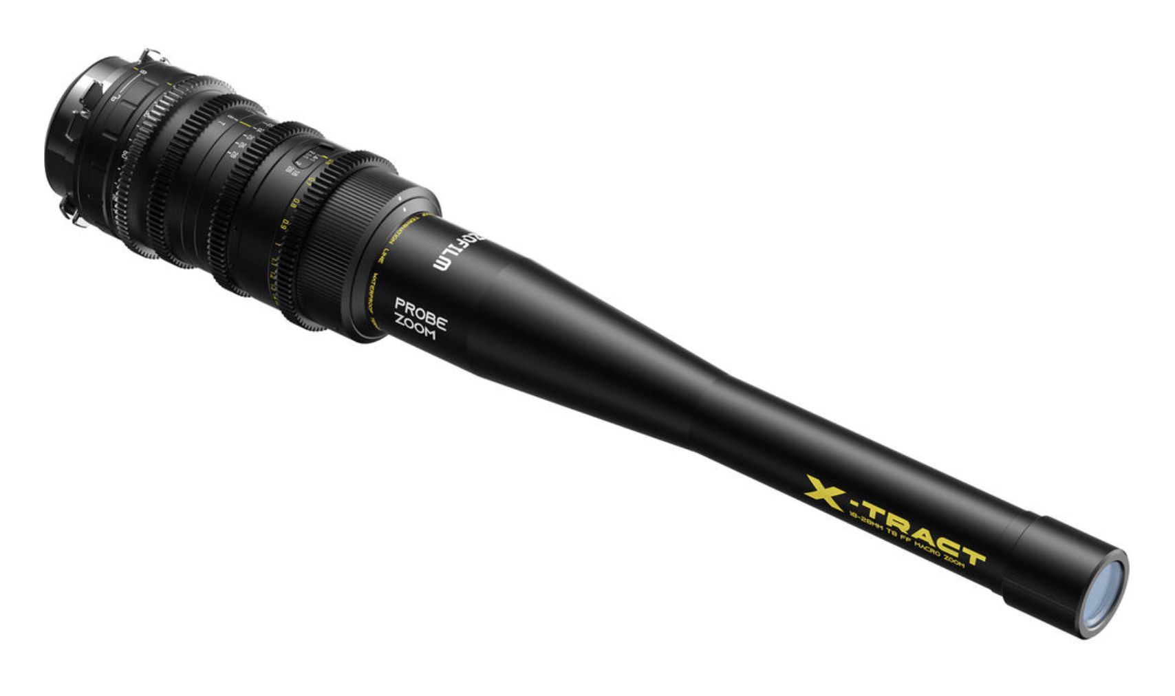 Product DZOFilm X-Tract 18-28mm T8 FF Probe Zoom Lens (0° Direct View, ARRI PL)