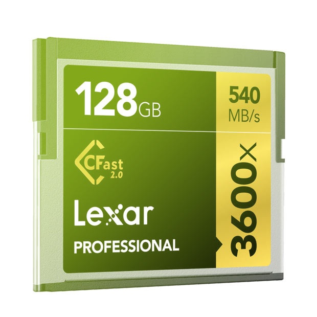Lexar 128GB Professional 3600x CFast 2.0