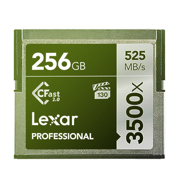Lexar 256GB Professional 3500x CFast 2.0