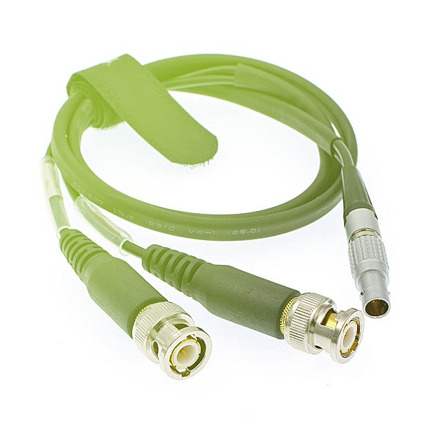 Timecode kabel LEMO 5pin - BNC IN OUT (Sound Devices)