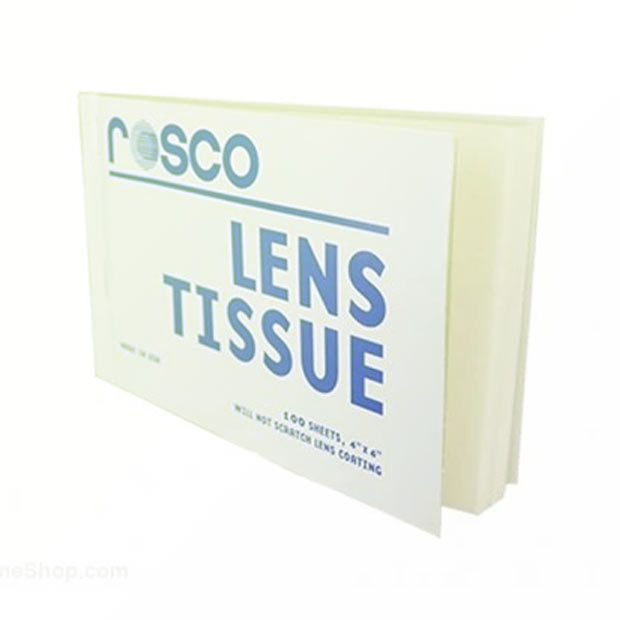 Rosco Lens Tissue 4"x6" 100 Sheet Booklet 