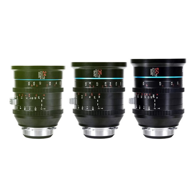 Sirui Jupiter Full Frame Macro PL Lens Set (24, 35, 50mm