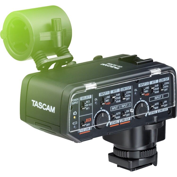 Product TASCAM CA-XLR2d-N XLR Microphone Adapter Kit for Nikon Cameras