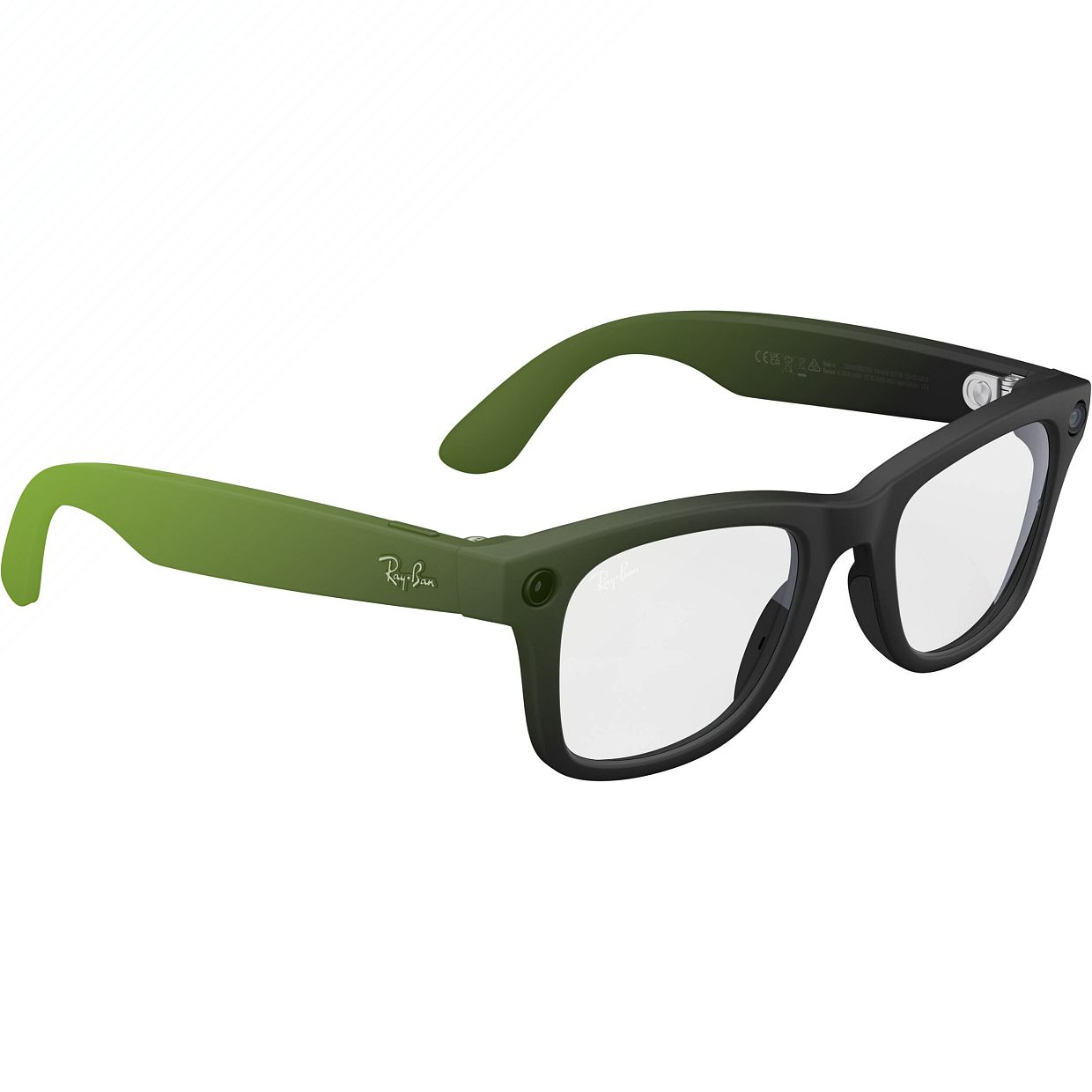 Product Meta Ray-Ban Wayfarer Glasses (Matte Black, Standard, Gen 2)